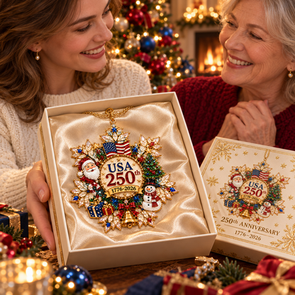 2026 250th Anniversary Crystal Snowflake Christmas Ornament — A Keepsake to Treasure