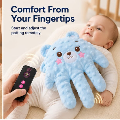 👶 Baby Soothing Rhythmic Palm – Remote-Controlled Patting & Warmth ☁️