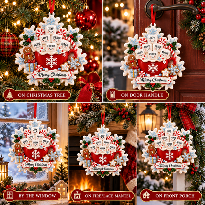 Christmas hot cocoa marshmallow ornament - product image 12
