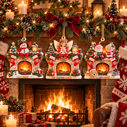 2026 Cozy Christmas Fireplace Ornaments - image 11