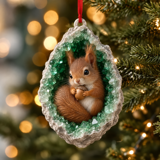 🎄Early Bird Christmas Sale 50% OFF | Geode Animal Ornaments