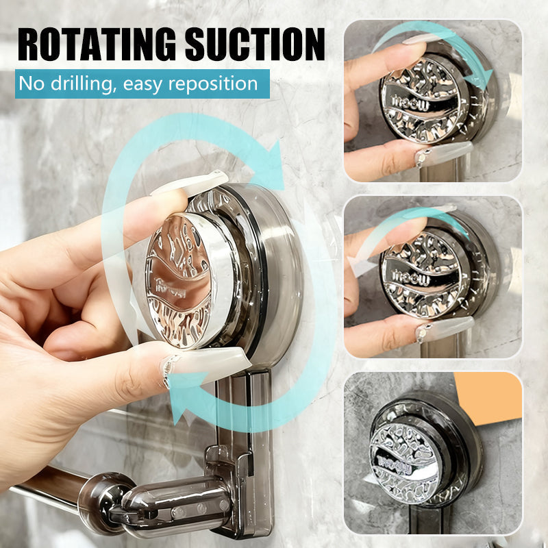 Hang Towels Instantly! No-Drill Adjustable Suction Cup Towel Bar
